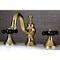 Kingston Brass KC7162PKX 8" Widespread Bathroom Faucet, Polished Brass KC7162PKX - alternate 2